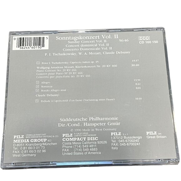 Pilz Vienna Master Series CD Sonntagskonzert Vol. II P.I. Tchaikovsky W.A. Mozar - Picture 4 of 4